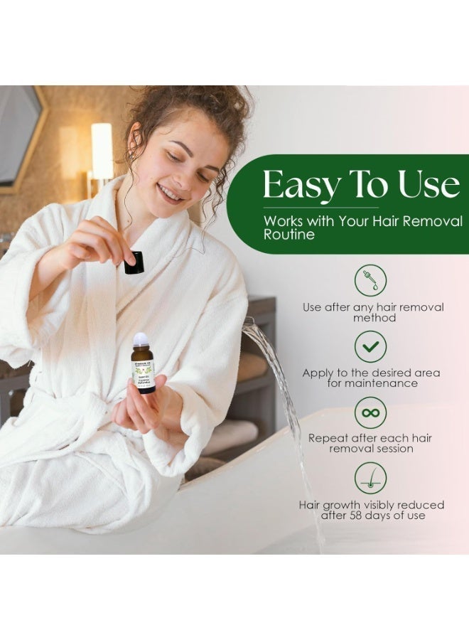 Dr. Sous Ca Health and Wellness Cyperus Rotundus Oil - 50ml Natural | Saad Oil For Hair Removal, Moisturizing & Soothing | Cyperss Oil For Reducing Body Hair Growth,  Ideal for All Skin Types | 100% Natural Organic Cyperus Oil for Skin | Glass bottle | - Image 5